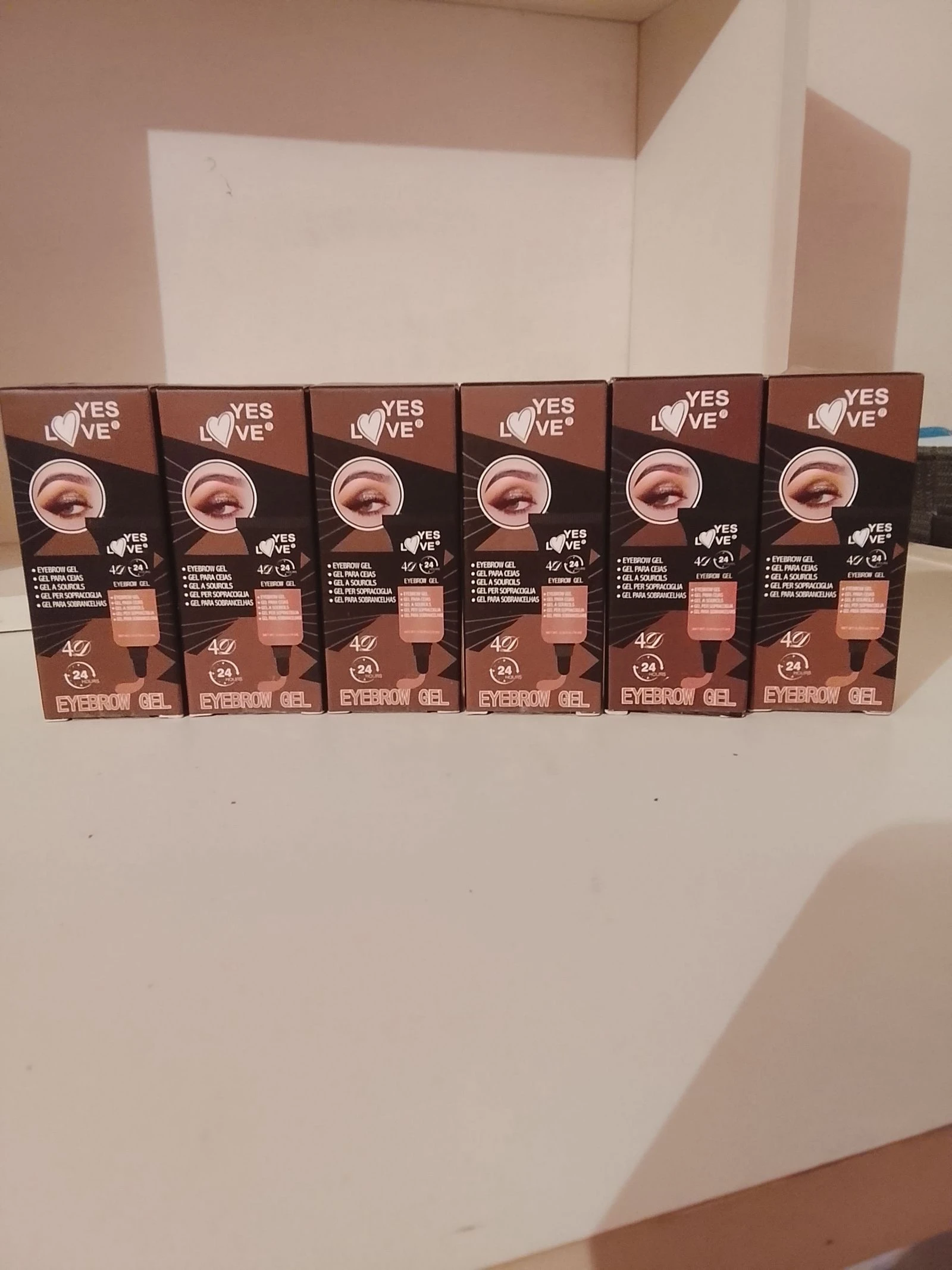 Lot de 6 gel a sourcil 